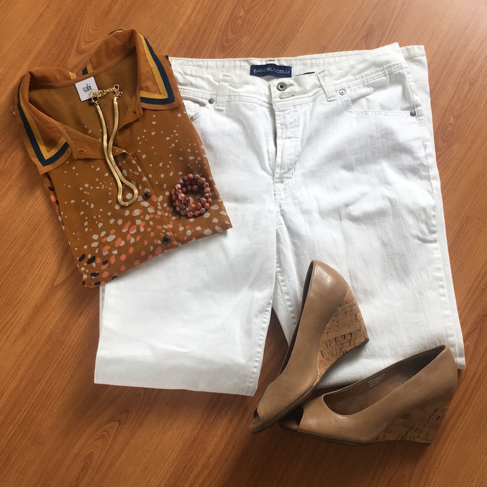 Bandolino Blu White Jeans